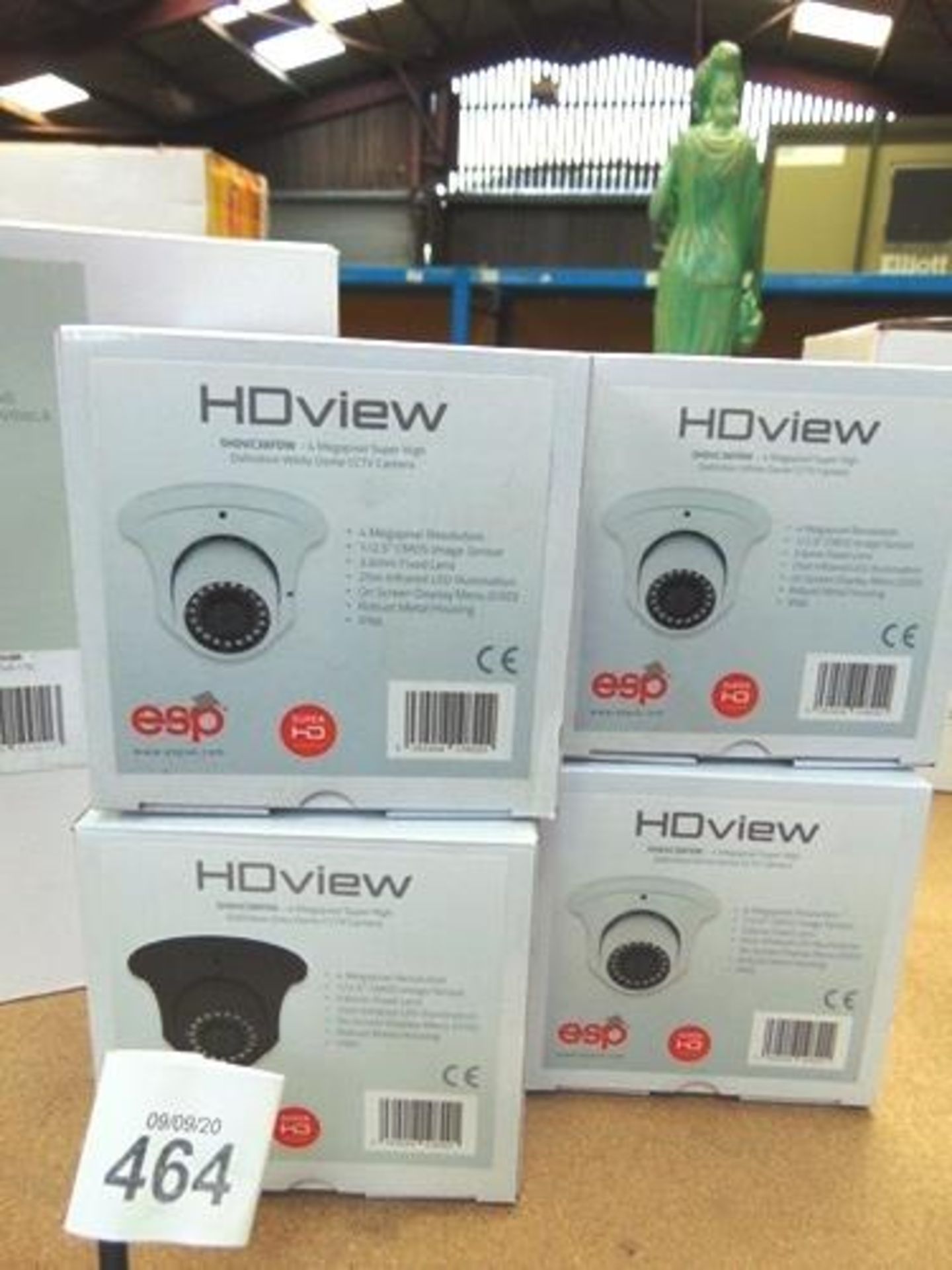 ESP HD view 4 mega pixel super high definition 8 channel CCTV recorders, SHDV8R, together with 4 x - Image 2 of 3