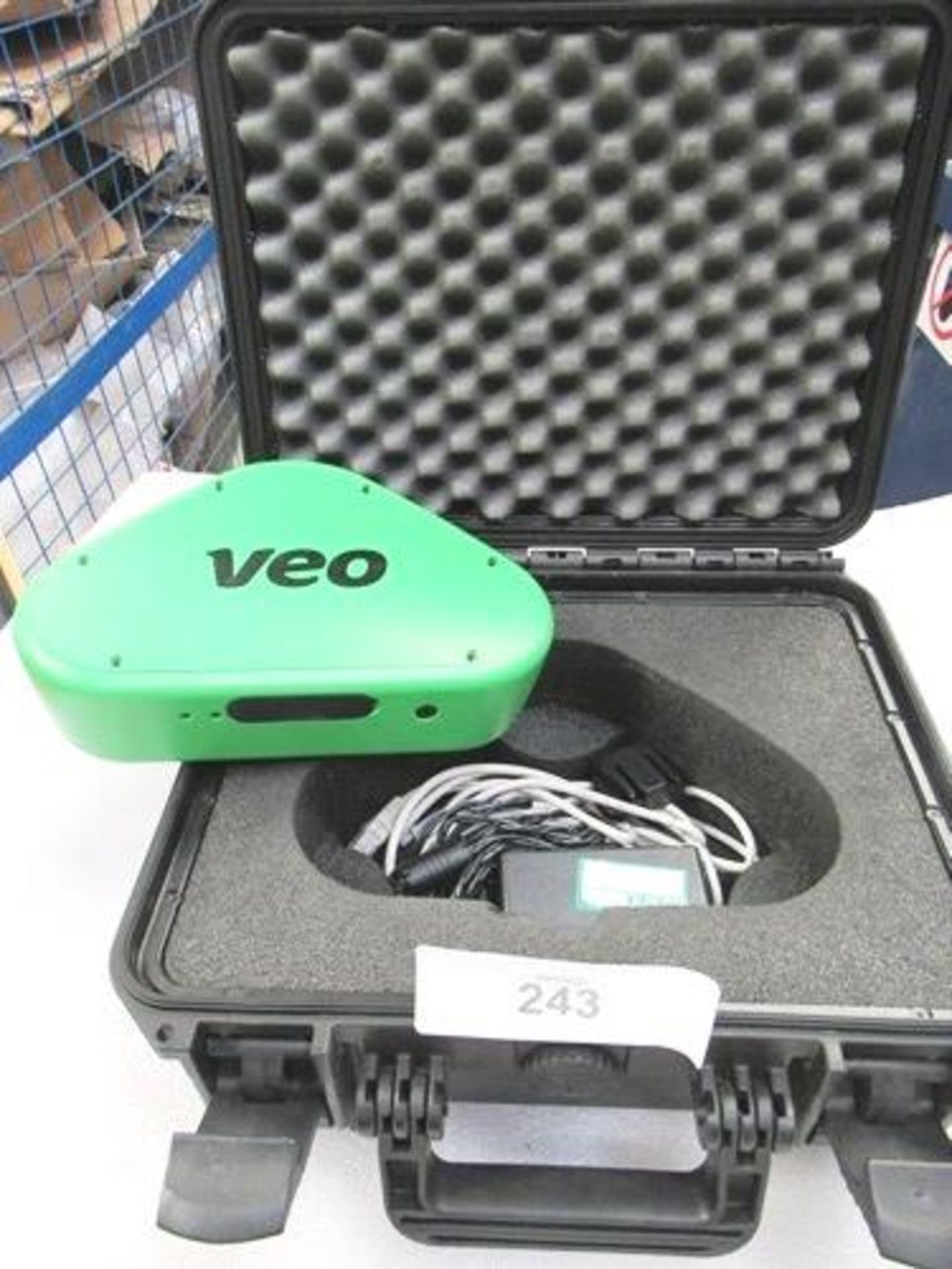 A Veo sports camera, model M2704 in flight case with power supply - Untested, spares and repairs (