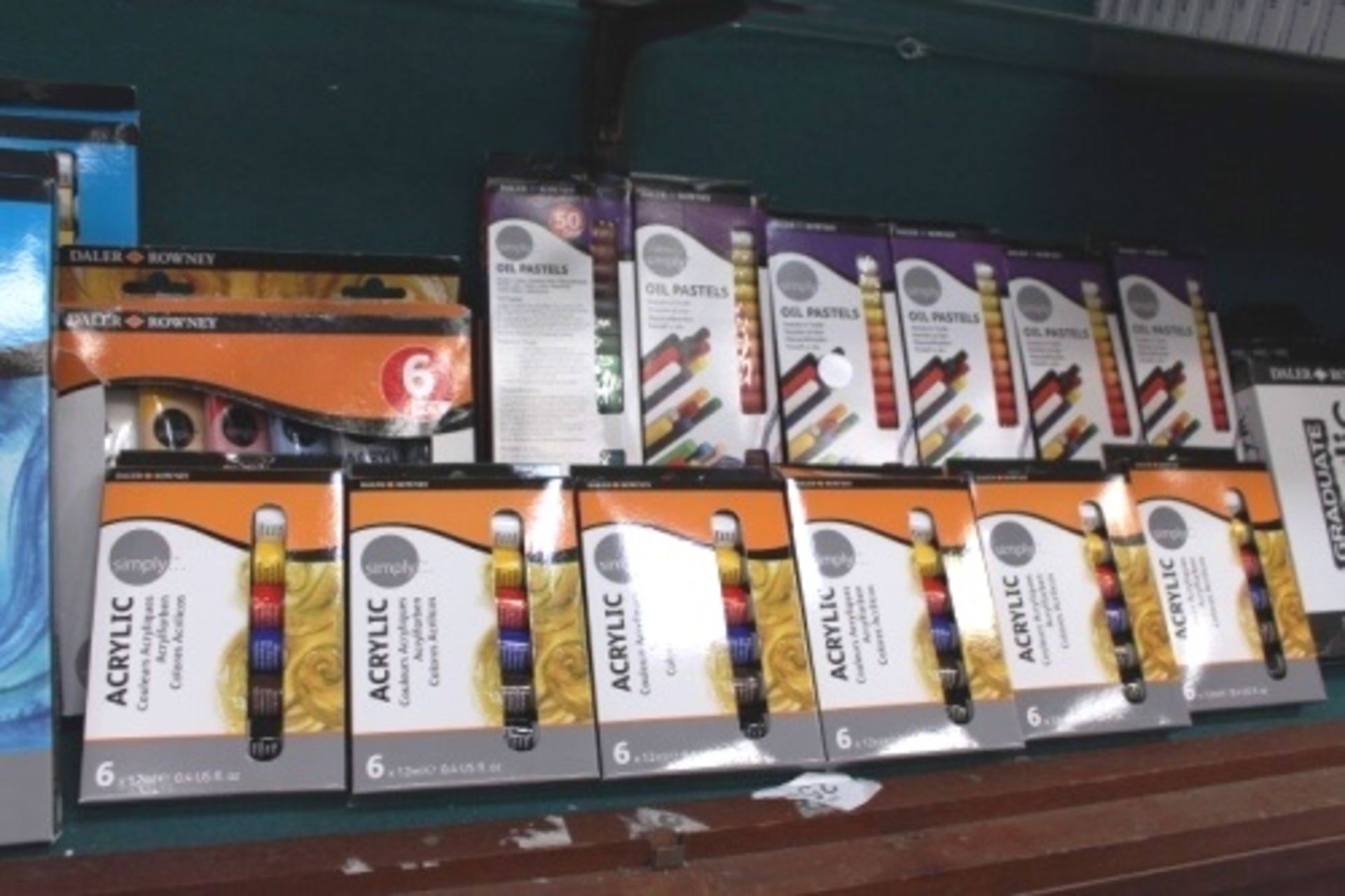 A selection of artists materials and equipment including 6 x Daler Rowney watercolours 24 x 12ml, - Image 2 of 3