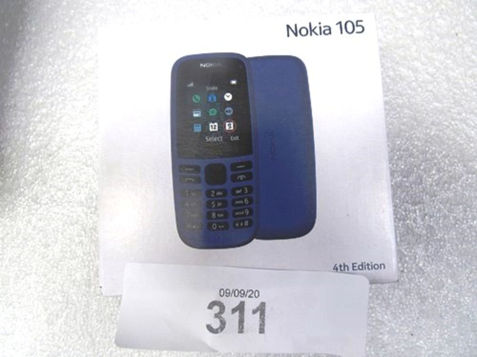 10 x Nokia 105 black phones, model 16KIGBO1A14 TA-1203 S5 - Sealed new in box. These phones have not - Image 2 of 3