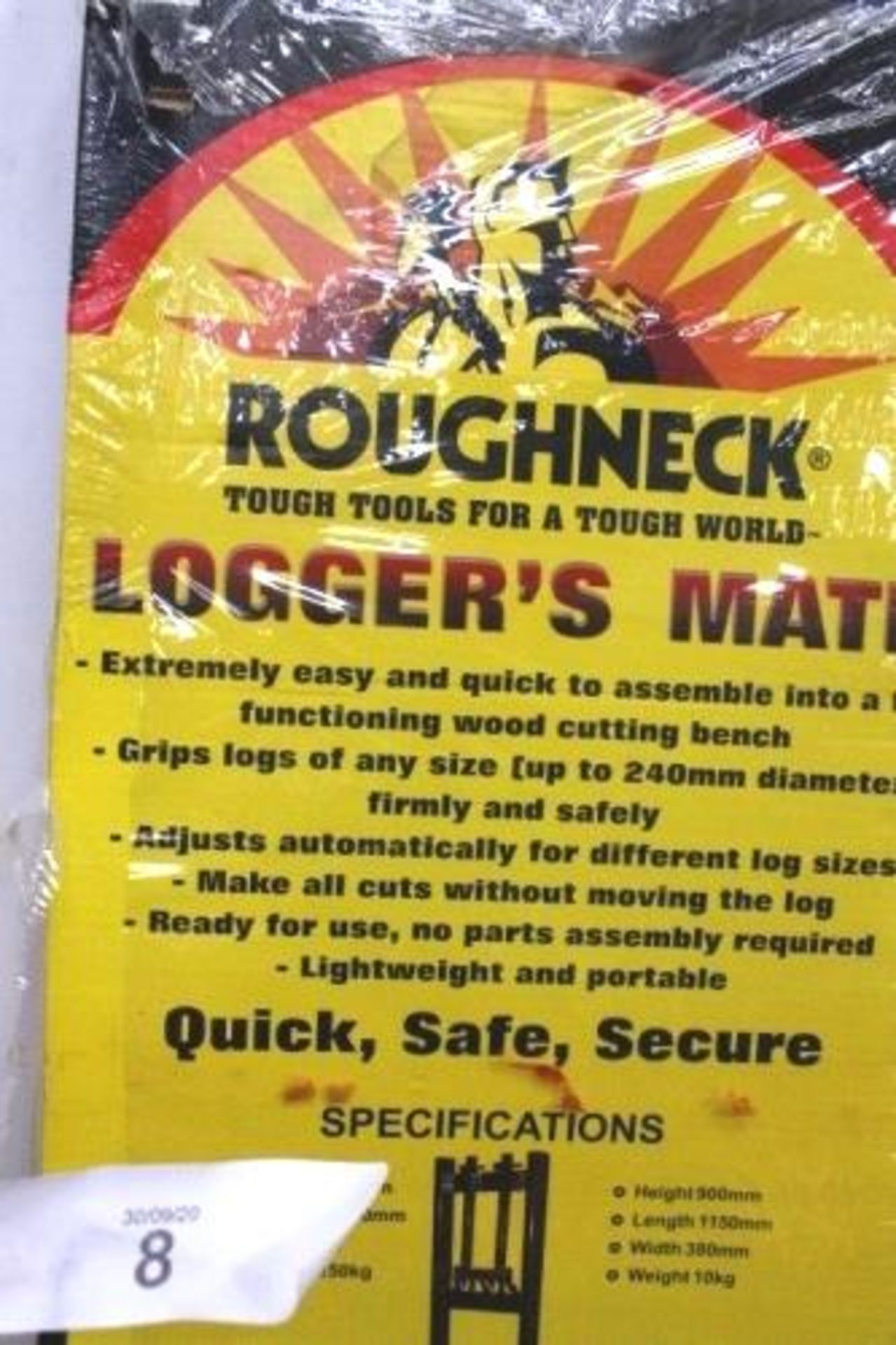 1 x Roughneck logger's mate cutting bench, stock code 65-690 (TC2) - Image 3 of 3