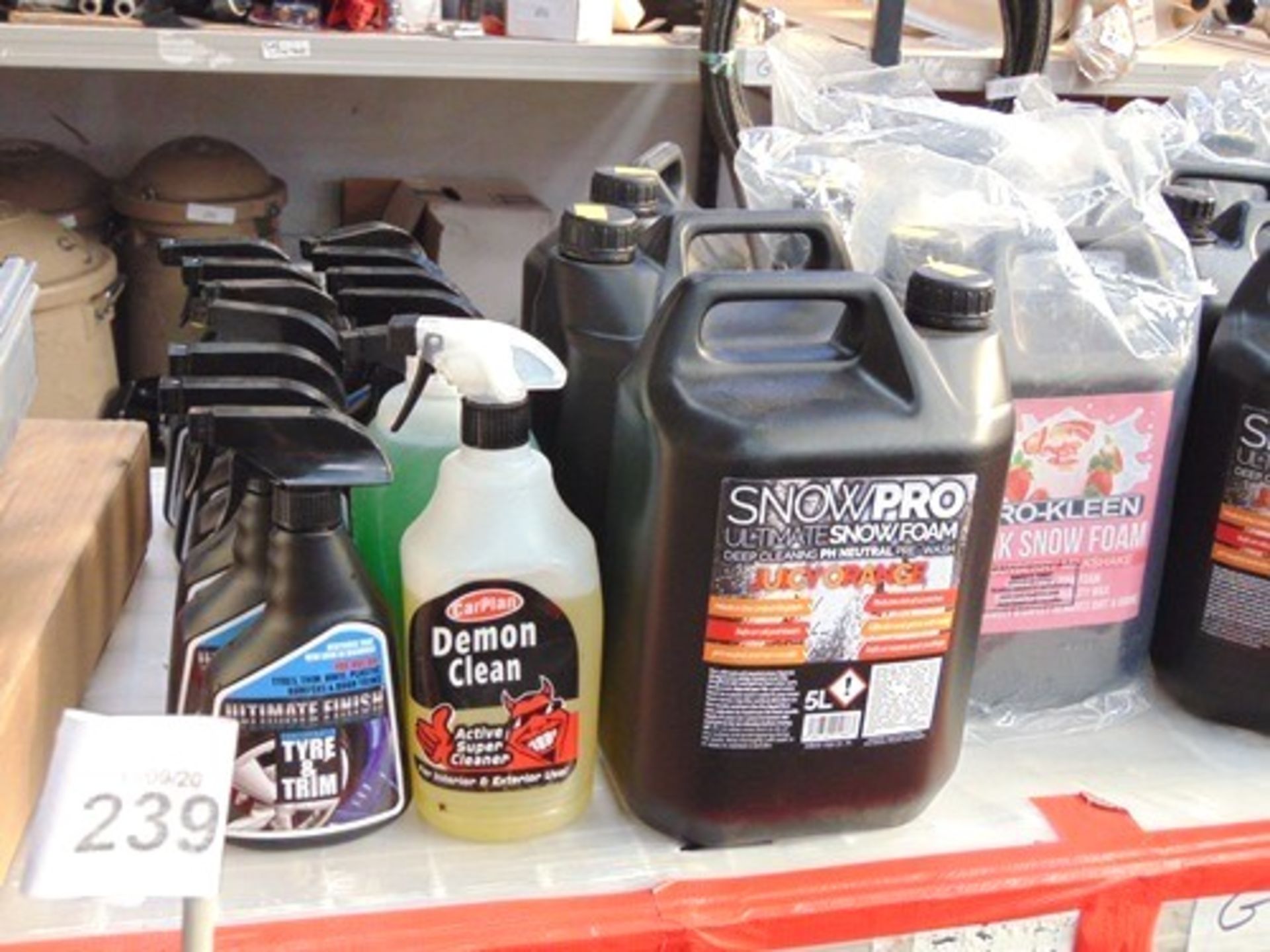12 x 5ltr bottles of car shampoo including Snow Pro, Pro-Kleen etc, together with 3 x Snow Foam - Image 2 of 3