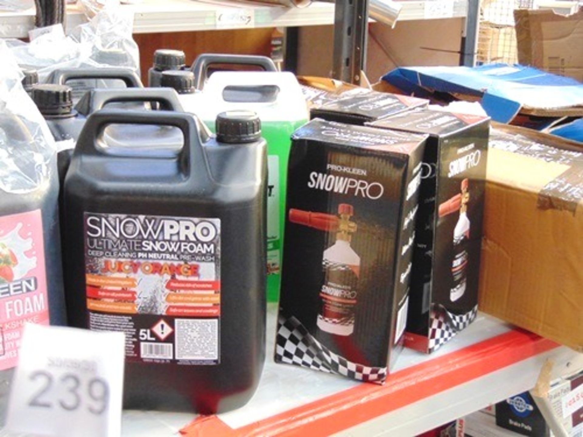 12 x 5ltr bottles of car shampoo including Snow Pro, Pro-Kleen etc, together with 3 x Snow Foam - Image 3 of 3