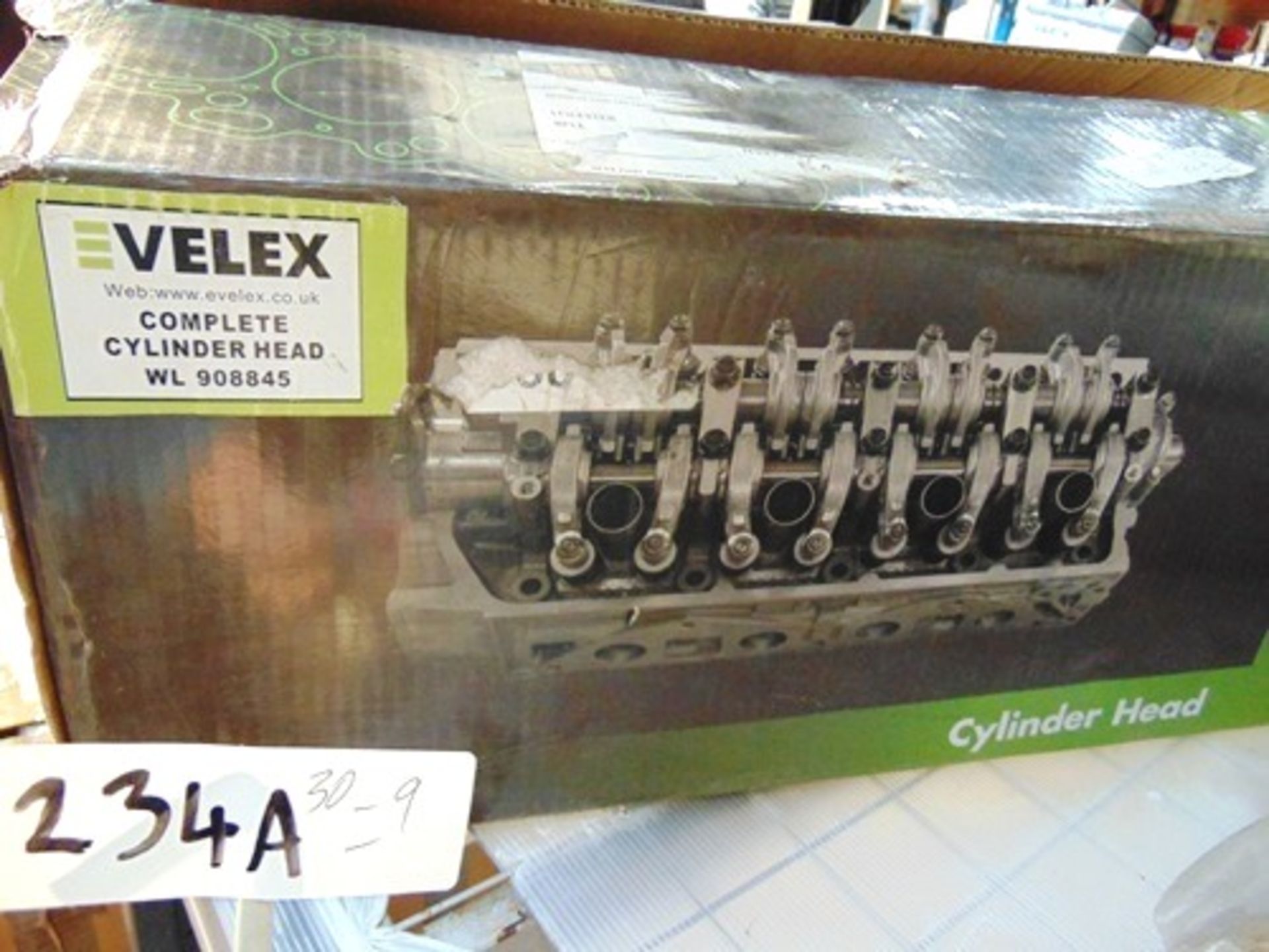 Velex complete cylinder head, P.N. WL908845, believed to be for a Ford Transit 2.4DCi 2006 (GS5)