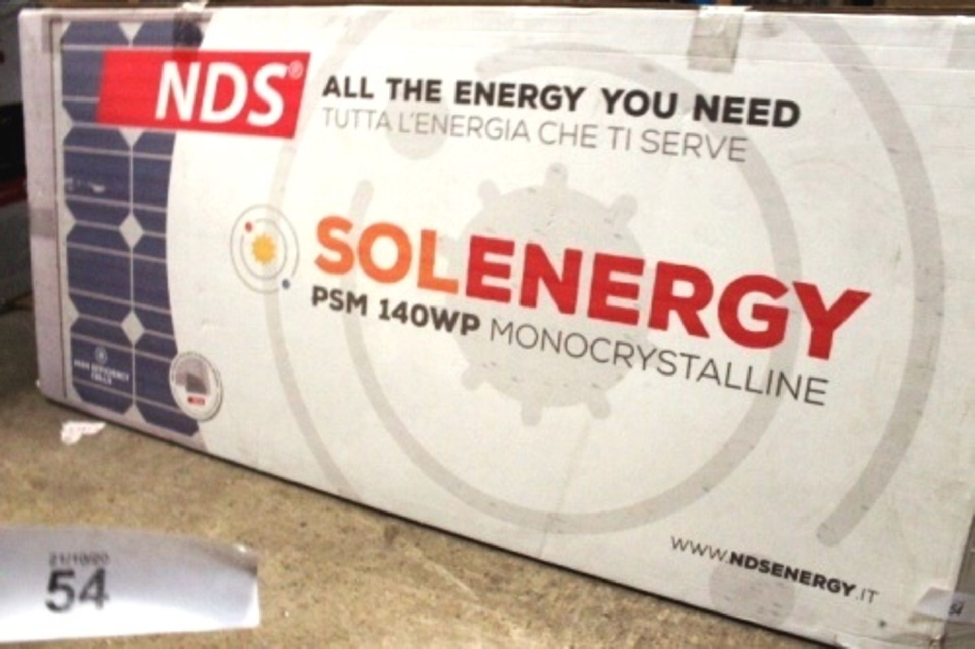 Solenergy PSM140WP microcrystalline solar panel - New in box (ES7)