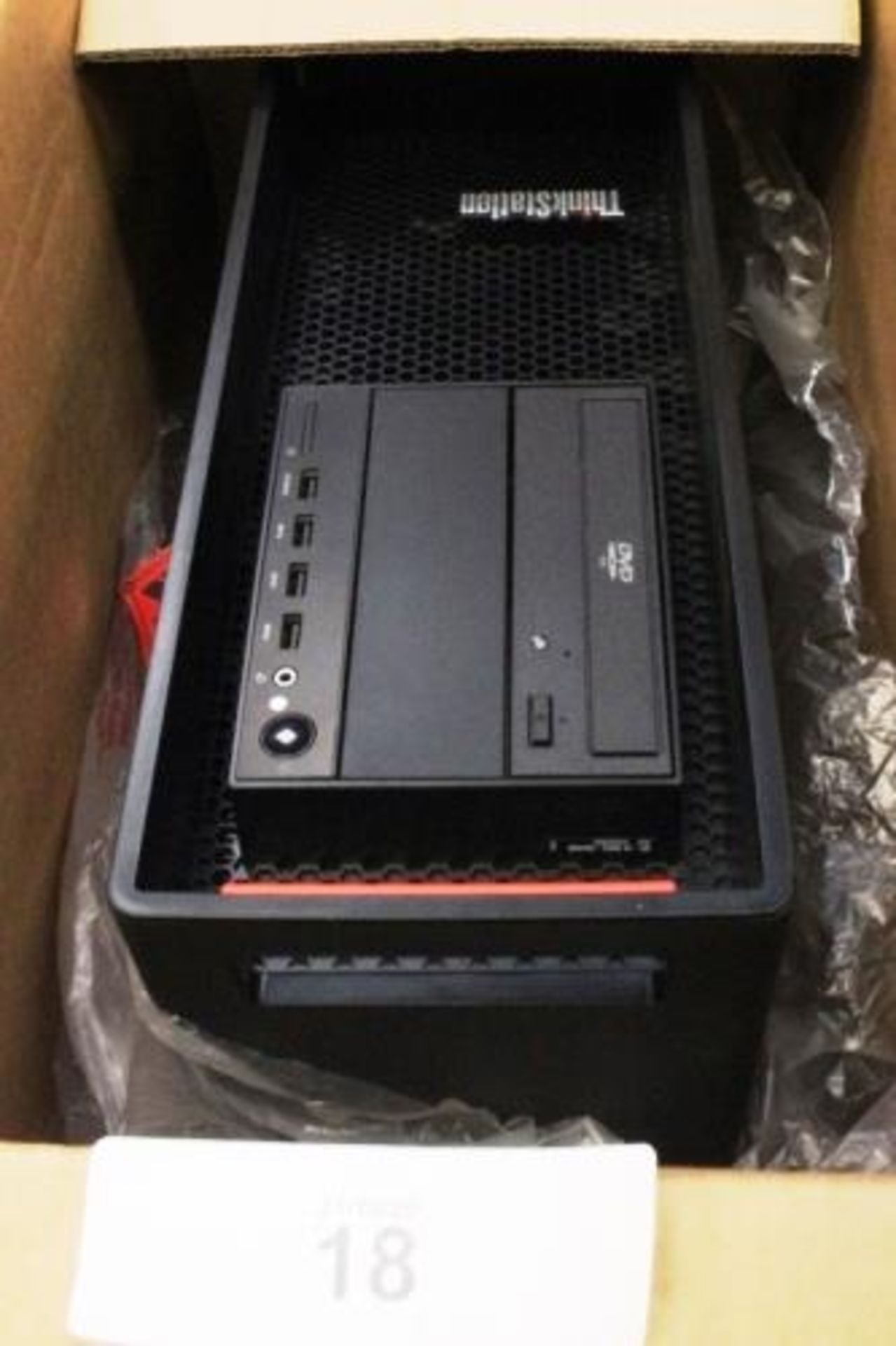 Lenovo ThinkStation P520 PC tower workstation, model 30BQSO2AOO, minimum spec. Windows 10, 16gb Ram, - Image 2 of 6