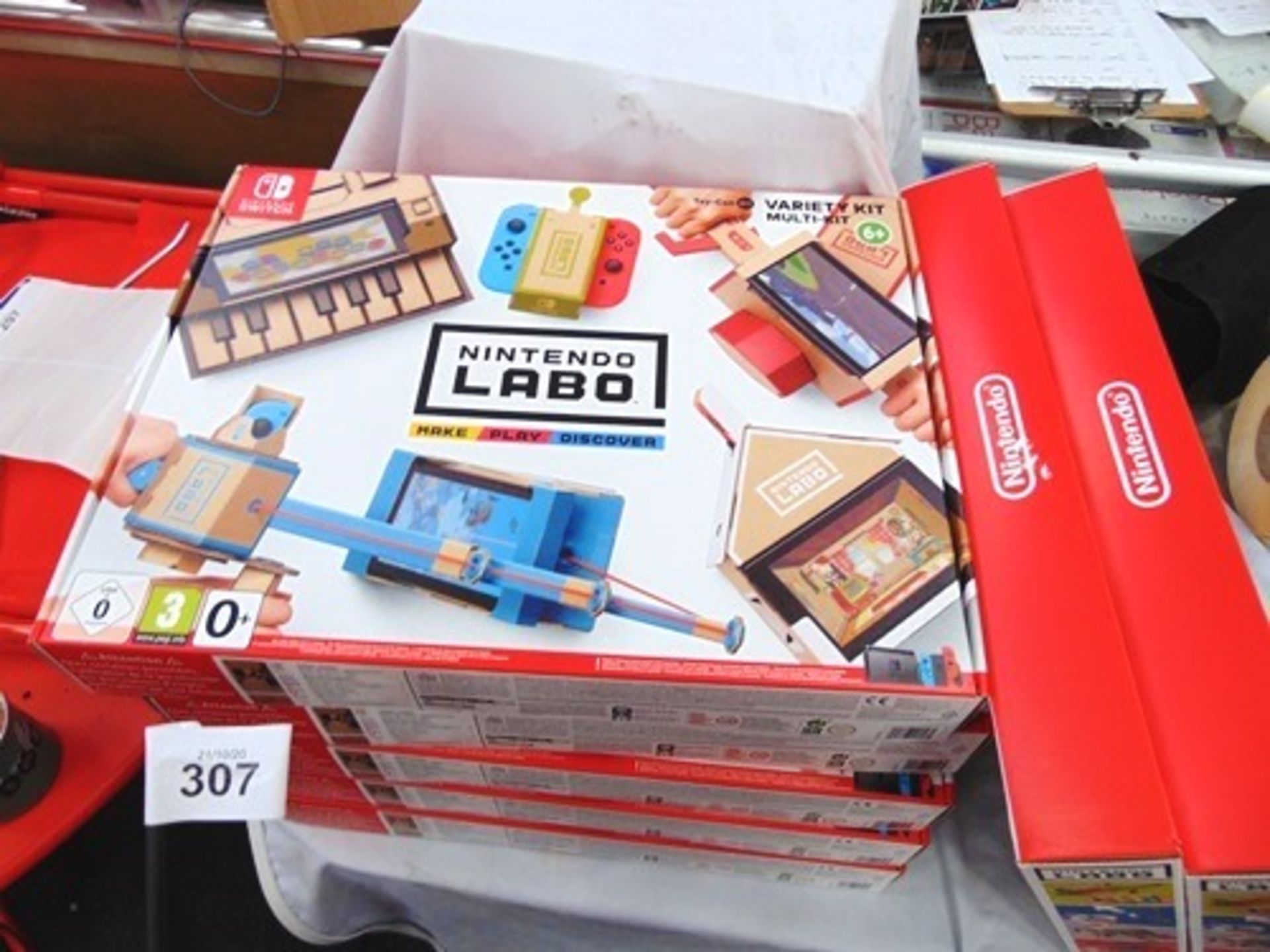 7 x Nintendo Labo Variety-Kit multi-kits for Nintendo Switch games console, Ref: 2522066B1 -