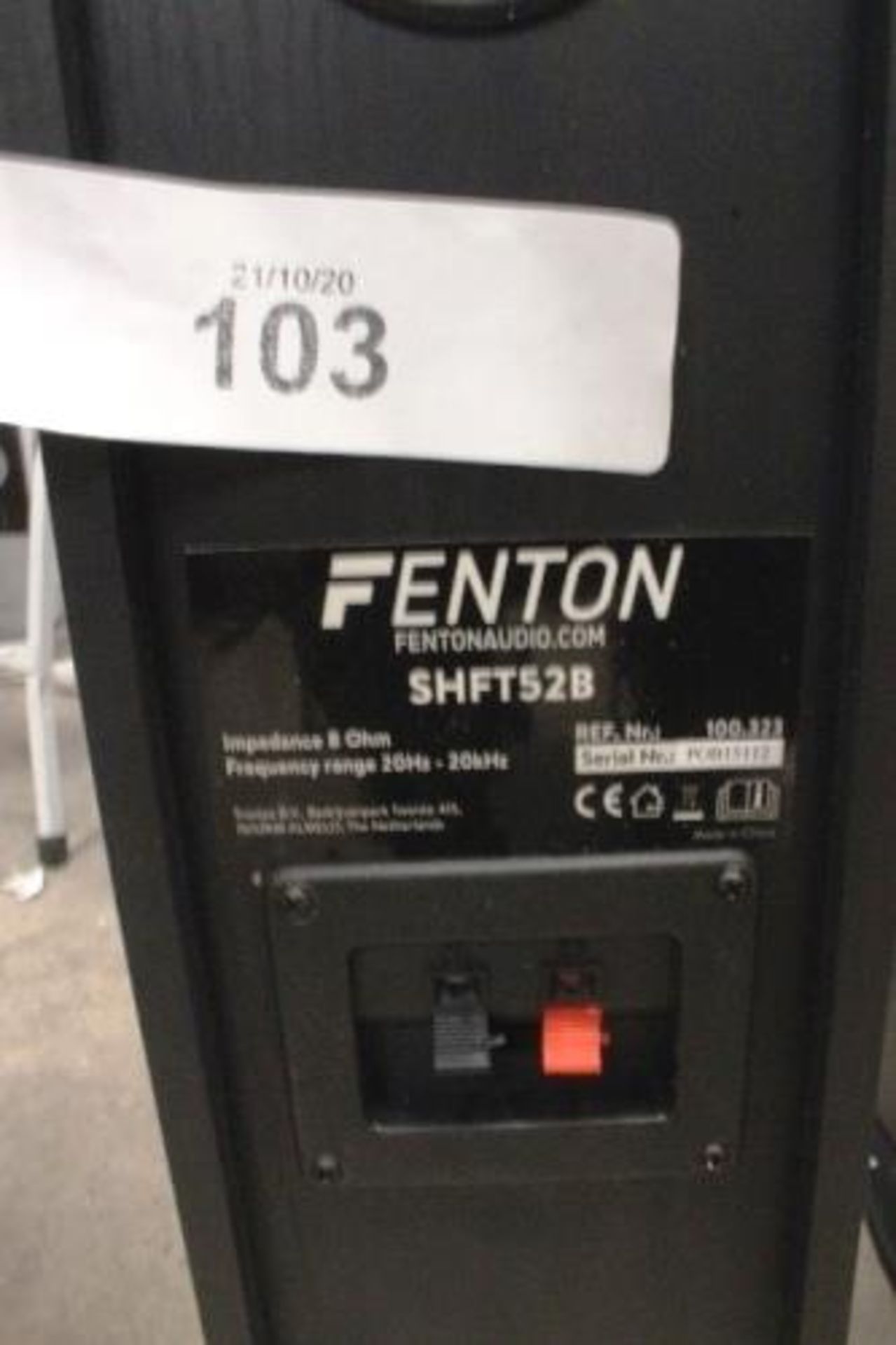Fenton black tower speaker set, 500W max, model SHFT52B - New in box (ES8) - Image 3 of 4
