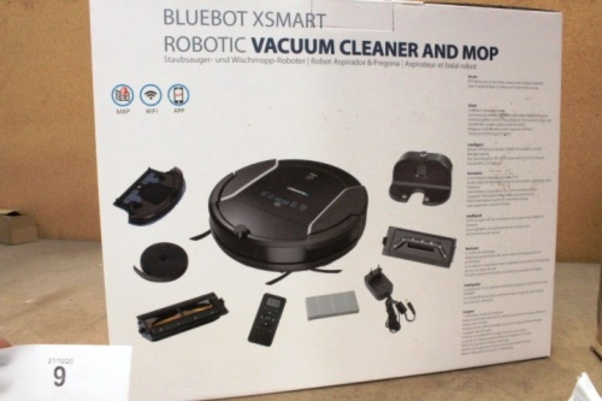 Blaupunkt Bluebot XSMART robotic vacuum cleaner and mop, - New in box (ES2) - Image 2 of 2