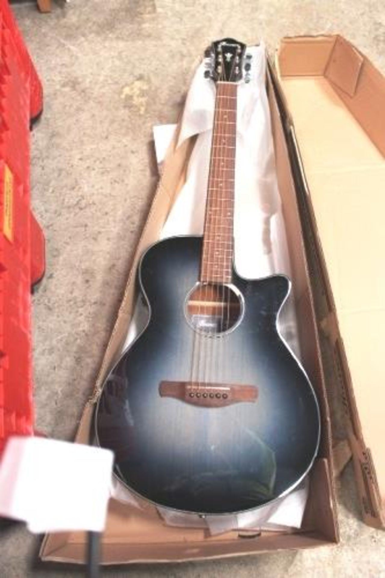 Ibanez AEG50-IBH acoustic guitar with broken neck - In box