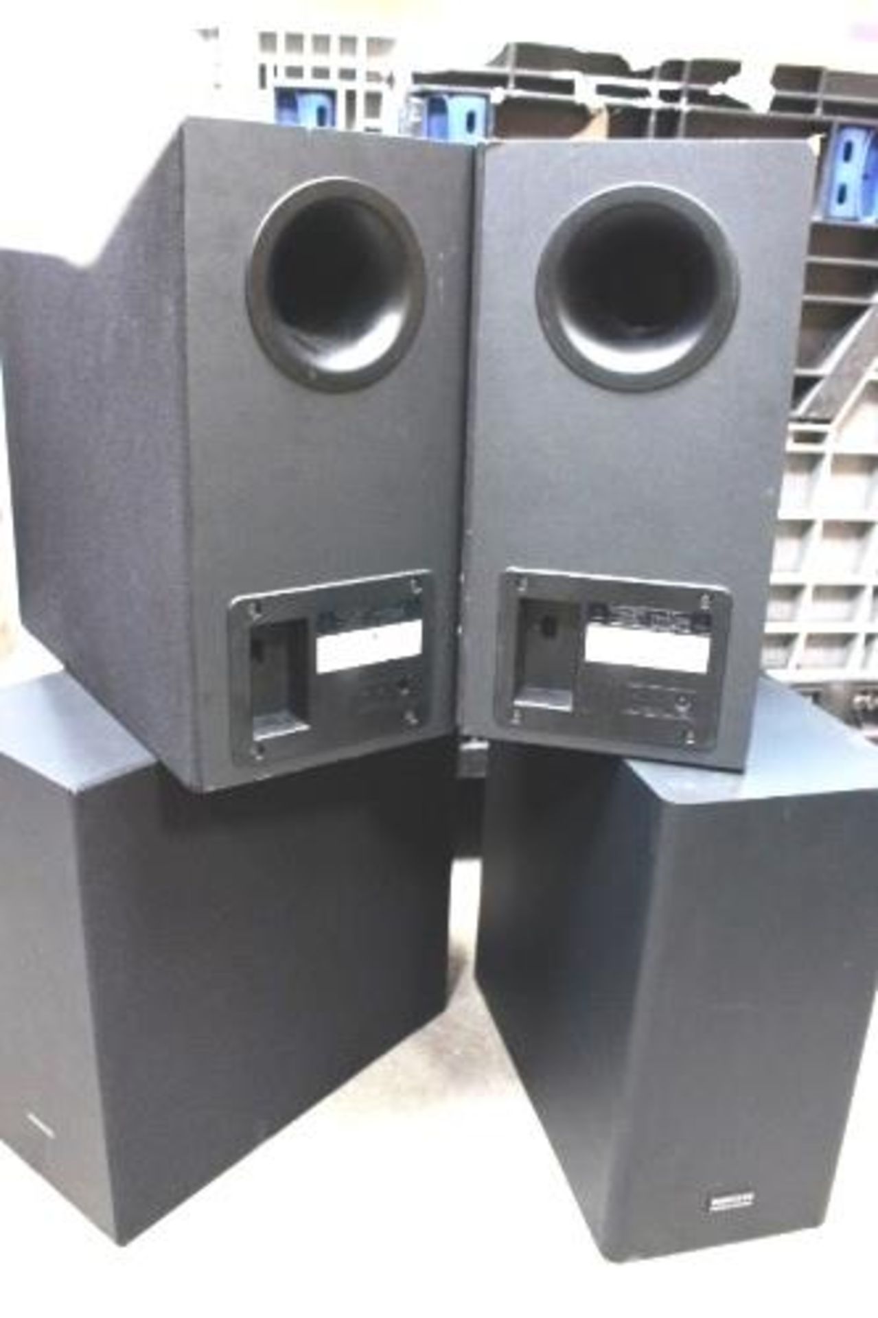 2 x Samsung subwoofers, PS-KW1-4, together with 2 x Samsung Harmon/Kardon subwoofers, PS-WR75B and