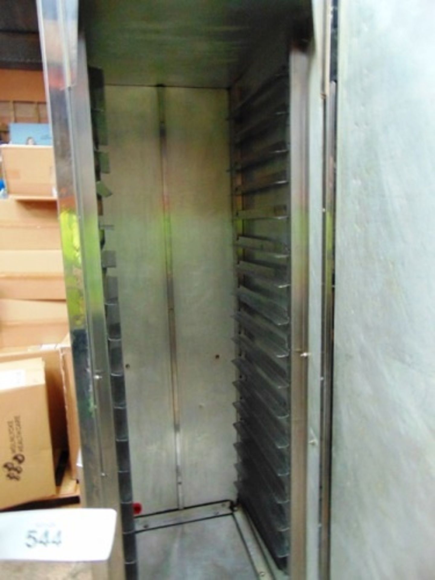 Mono stainless steel single door mobile proofer, no shelves, 610mm(W) x 890mm(D) x 1920mm(H) - - Image 3 of 3