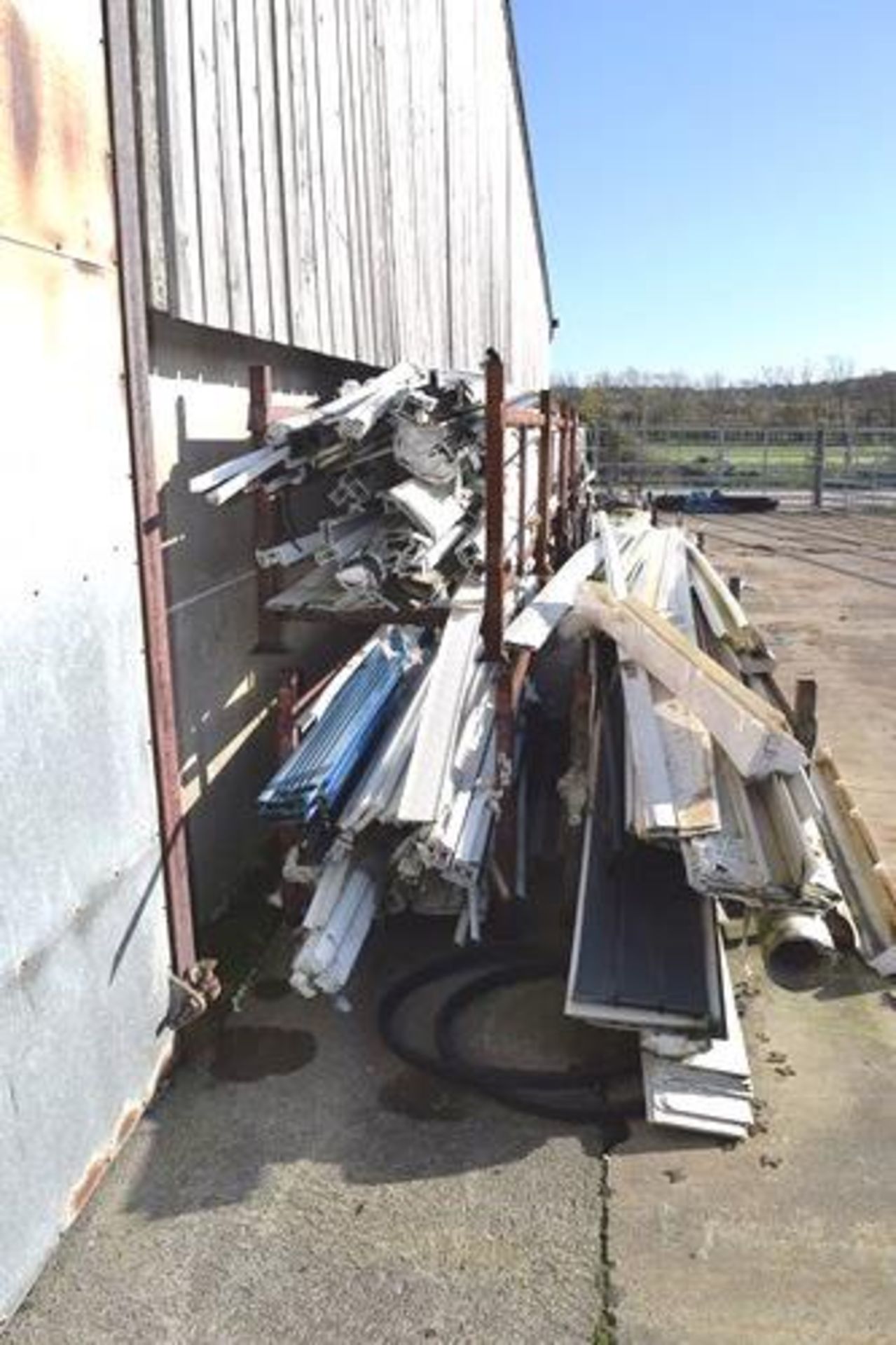 Assorted modern plastic profiles, pipe, facia's etc - open store (yard rear) - Image 7 of 13