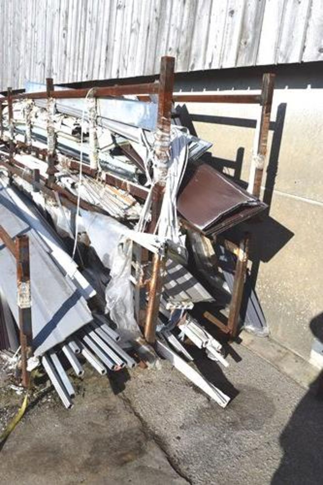 Assorted modern plastic profiles, pipe, facia's etc - open store (yard rear) - Image 13 of 13