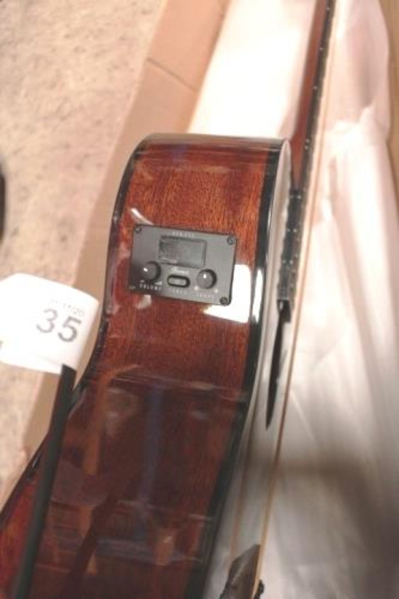 Ibanez AEG50-IBH acoustic guitar with broken neck - In box - Image 4 of 5