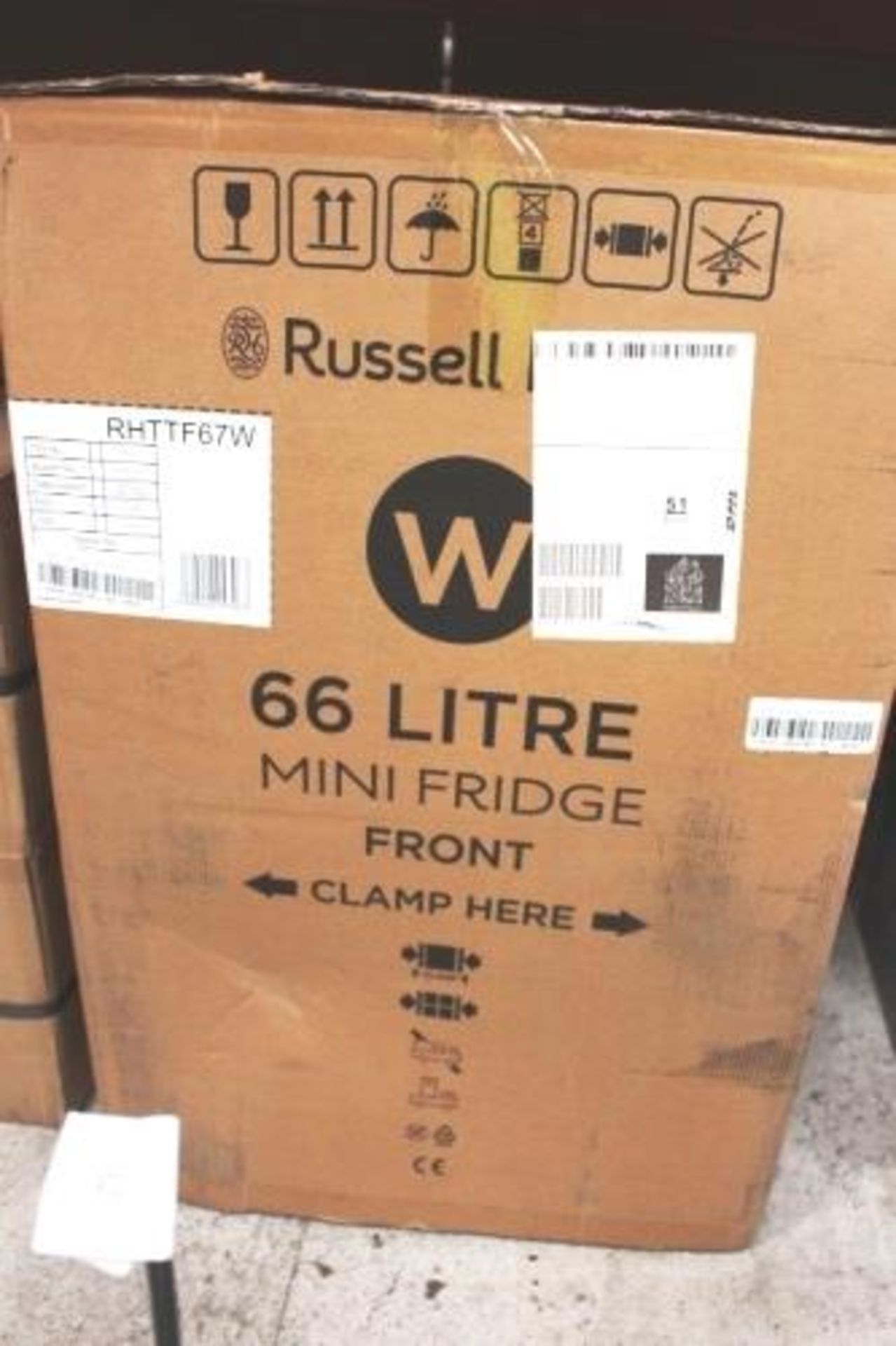 Russell Hobbs 66ltr mini fridge, RHTTF67W - Sealed new in box (ES2)