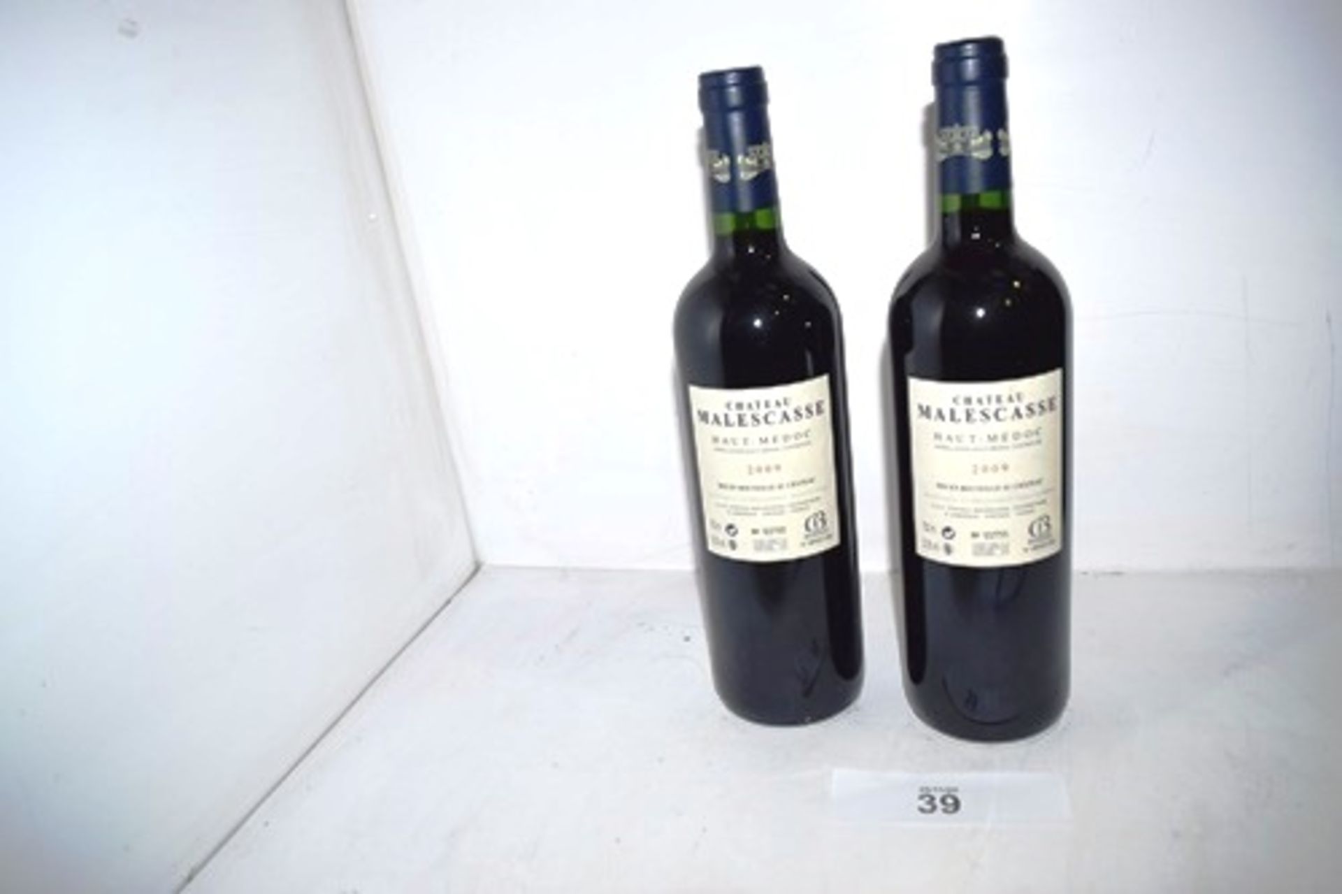 2 x bottles of Chateau Malescasse Haut-Medoc 2009 (2) (Cab1) - Image 2 of 2