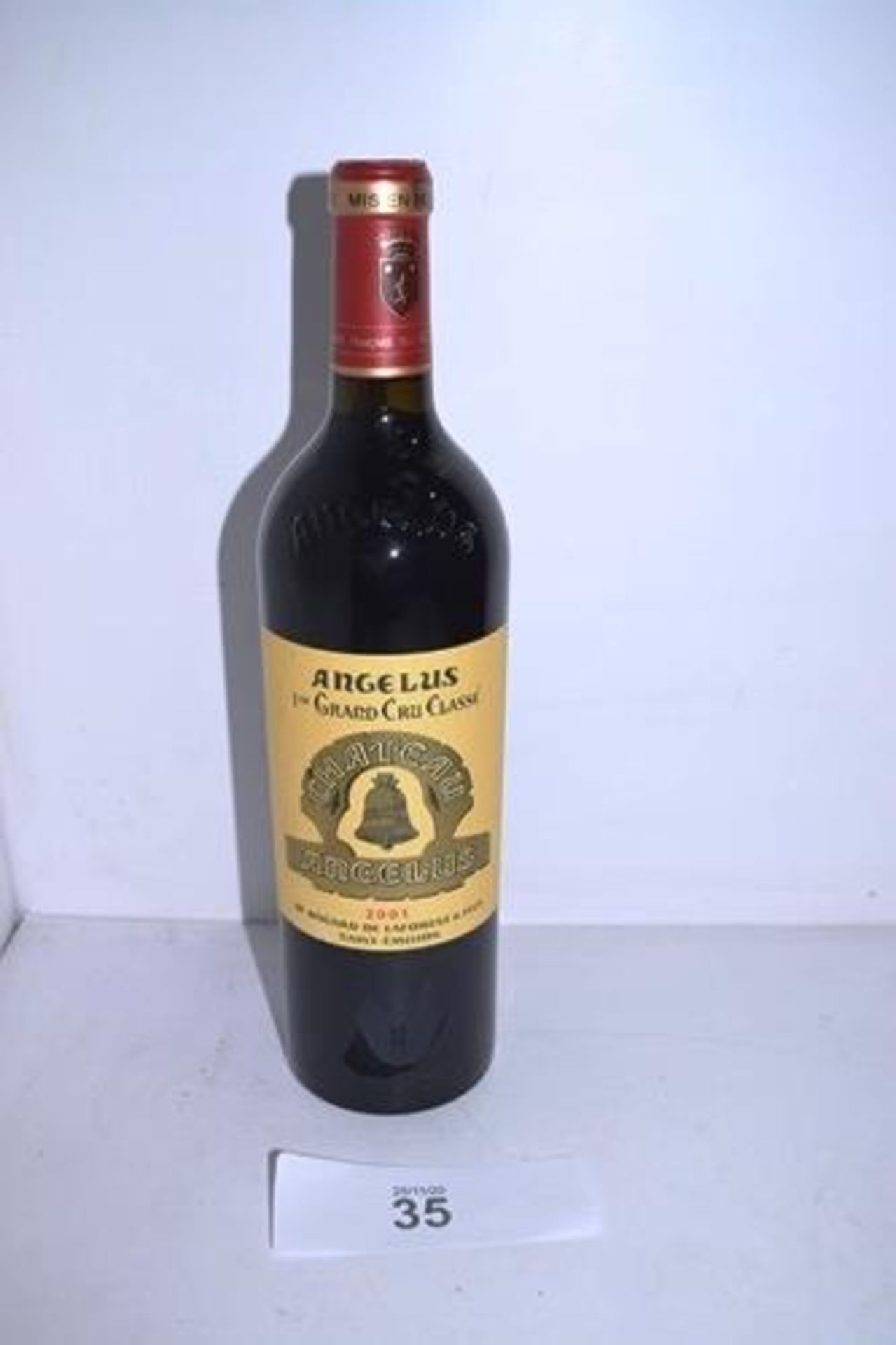 1 x bottle of Chateau Angelus 1cr Grand Cru Classes St Emilion 2001 (1) (Cab1)