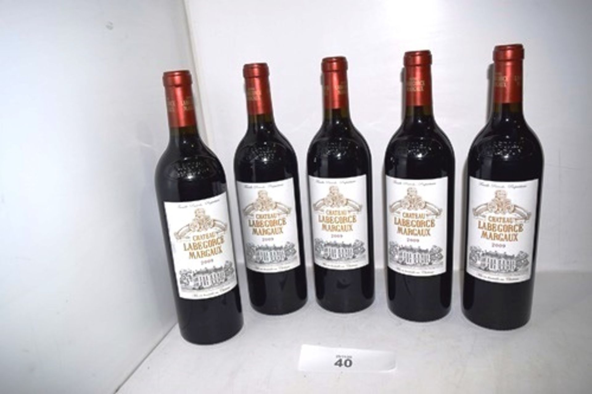 5 x bottles of Chateau Labegorce Margaux 2009 (5) (Cab1)