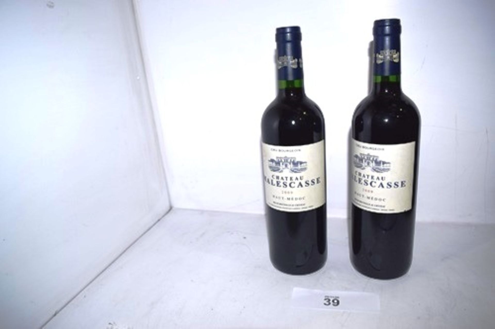 2 x bottles of Chateau Malescasse Haut-Medoc 2009 (2) (Cab1)