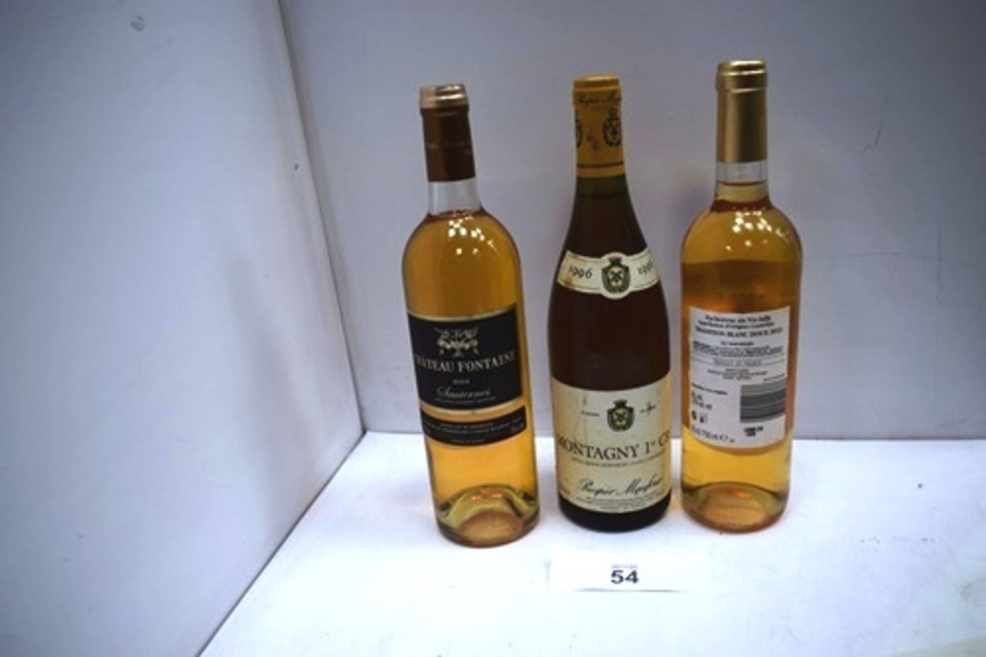 1 x 750ml bottle of Montagny 1er Cru 1996, 1 x 750ml bottle of Chateau Fontaine Sauternes 2014 and 1 - Image 2 of 2