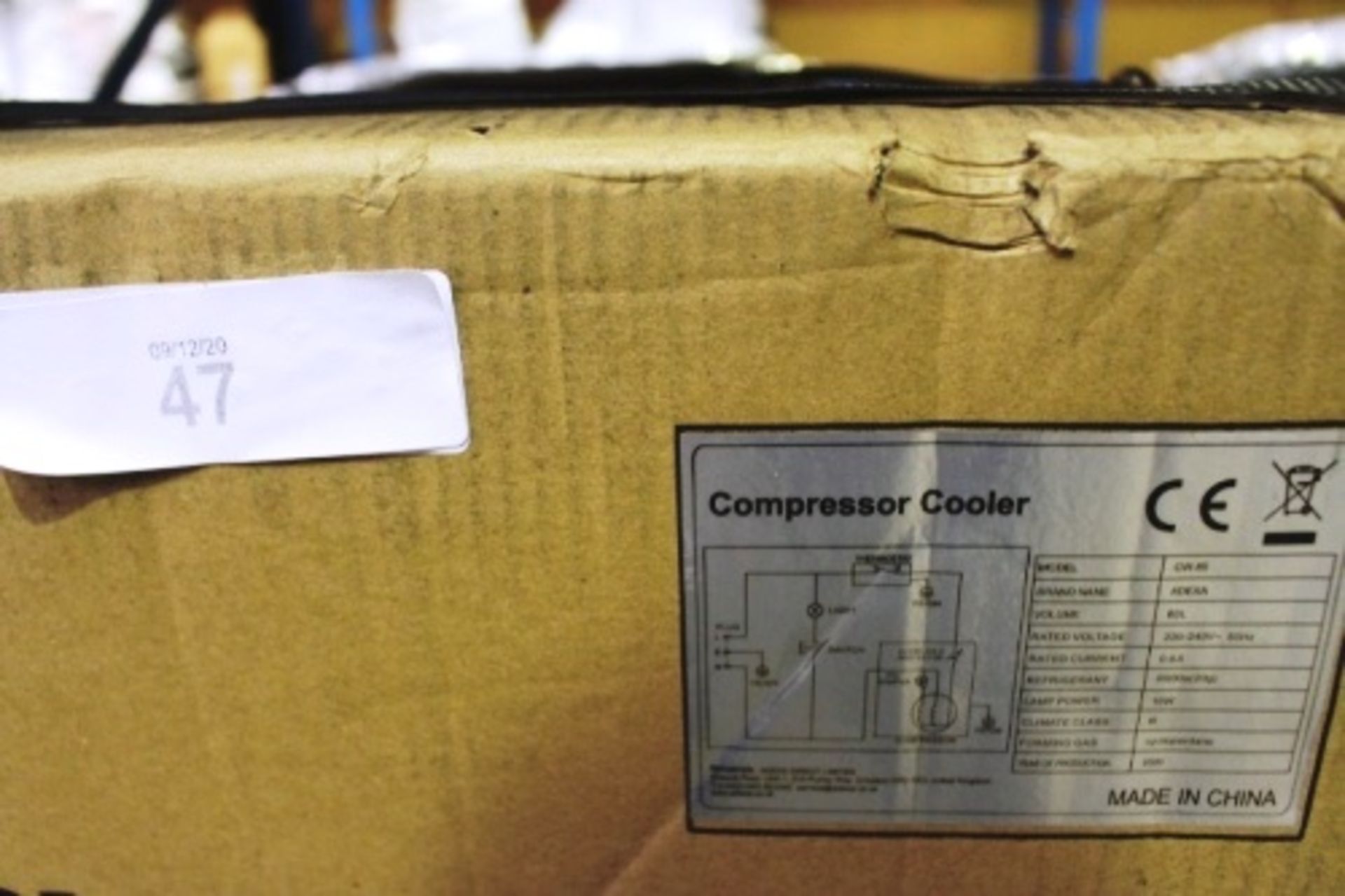 An Adexa compressor cooler/fridge, model CW-85, 80ltr, RRP £170.00 - Sealed new in box (ES7) - Image 2 of 2