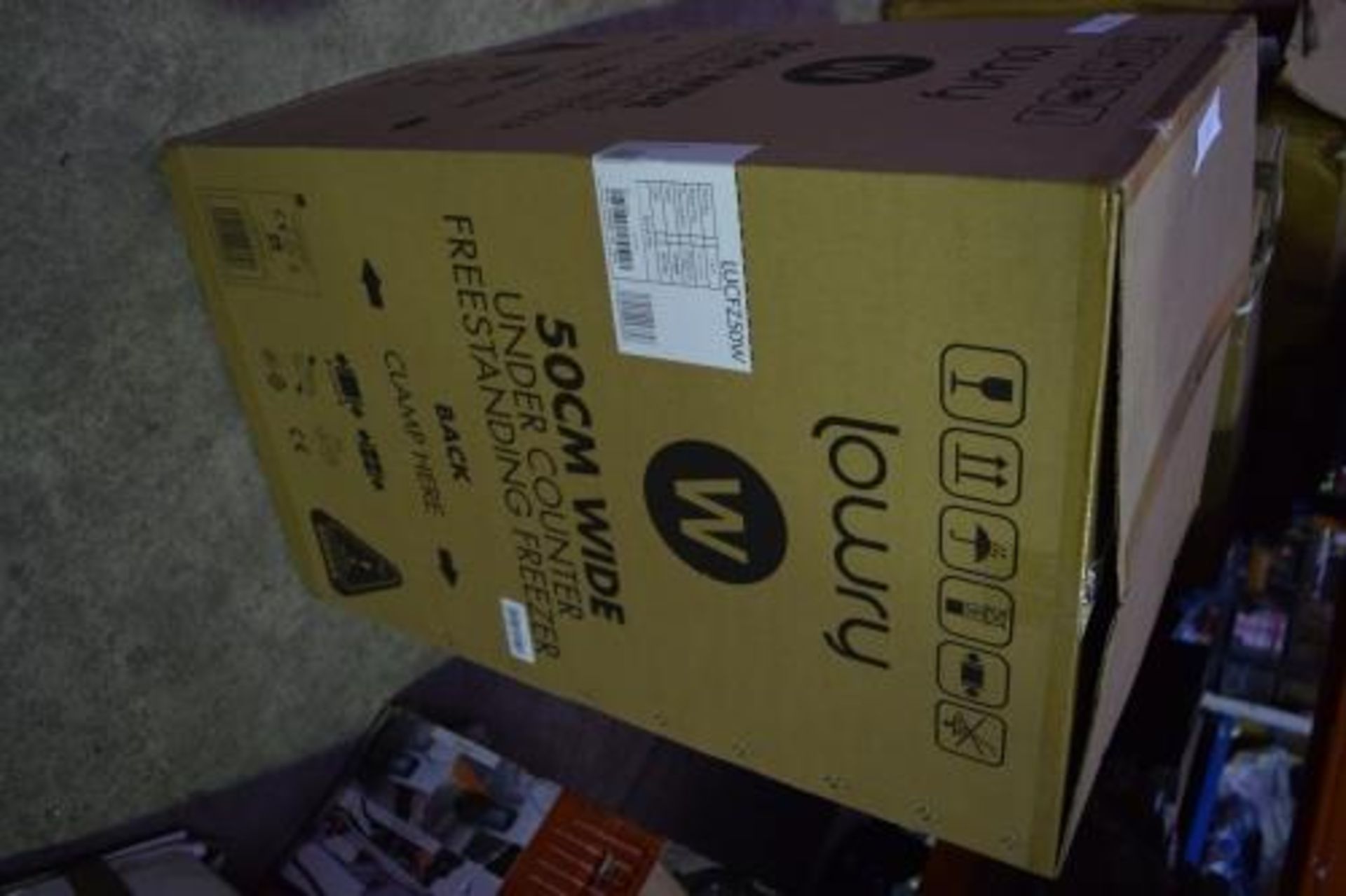 A Lowry 50cm wide under counter freezer, model LUCFZ50W - Sealed new in box (ES9) - Image 2 of 3