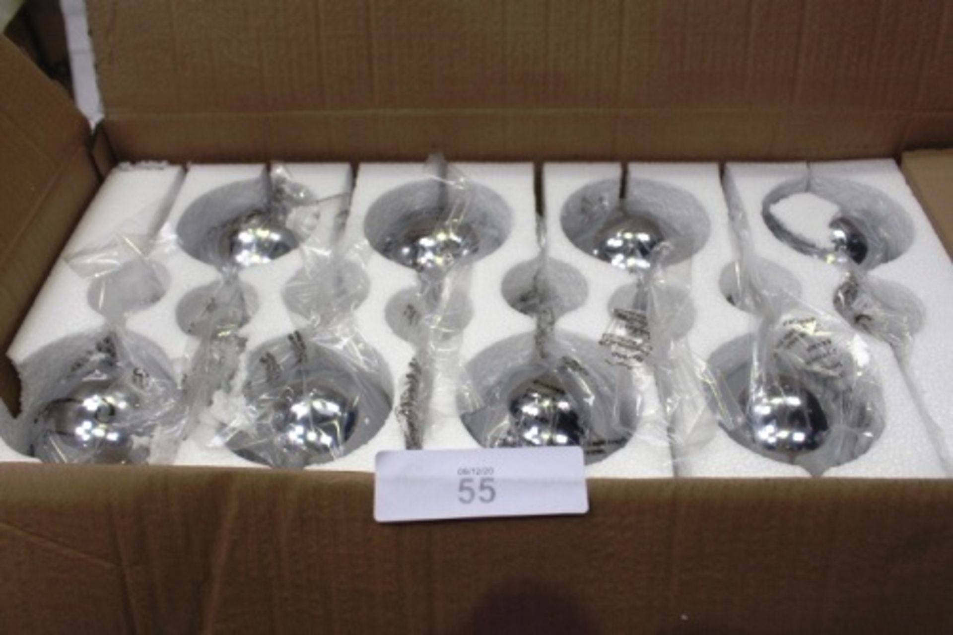 A Febland molecular chrome and clear bauble pendant light fitting, model LBL32C/10, RRP £170.00 -