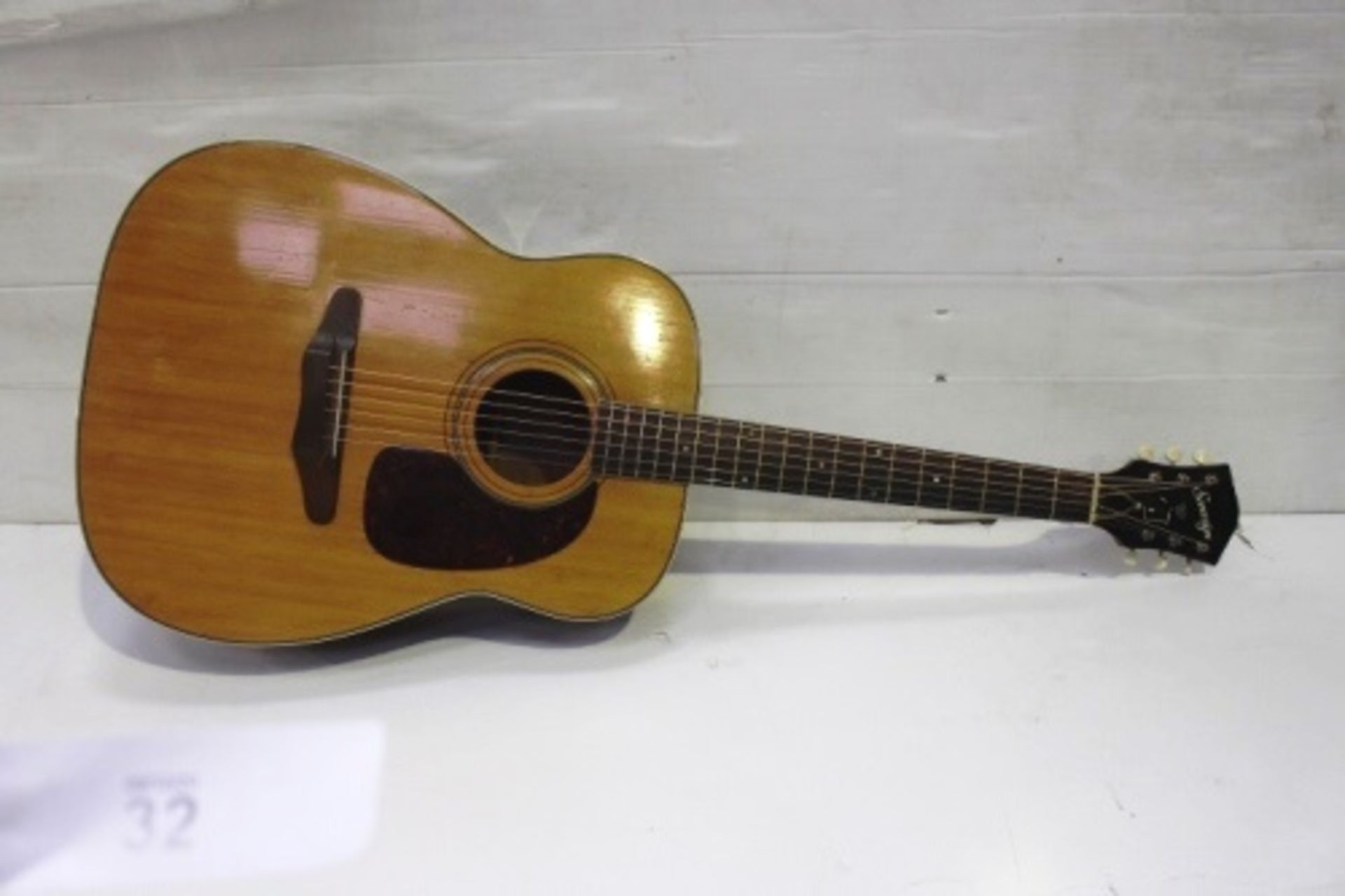 A Harmony Sovereign acoustic guitar in Kingsman fabric carry case, used RRP £200.00 - £300.00 -