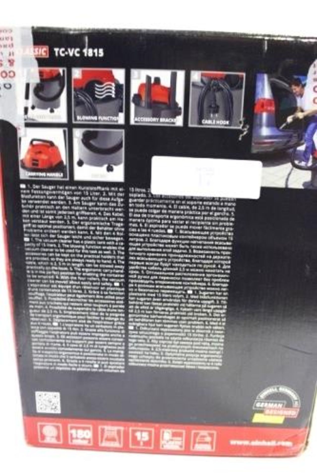 An Einhell classic wet & dry vacuum cleaner, model TC-VC1815 - new in box (ES2) - Image 2 of 3