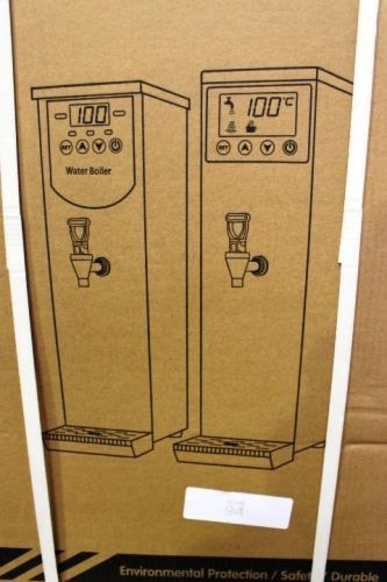1 x commercial water boiler, size 440 x 280 x 730mm - Sealed new in box (ES9)