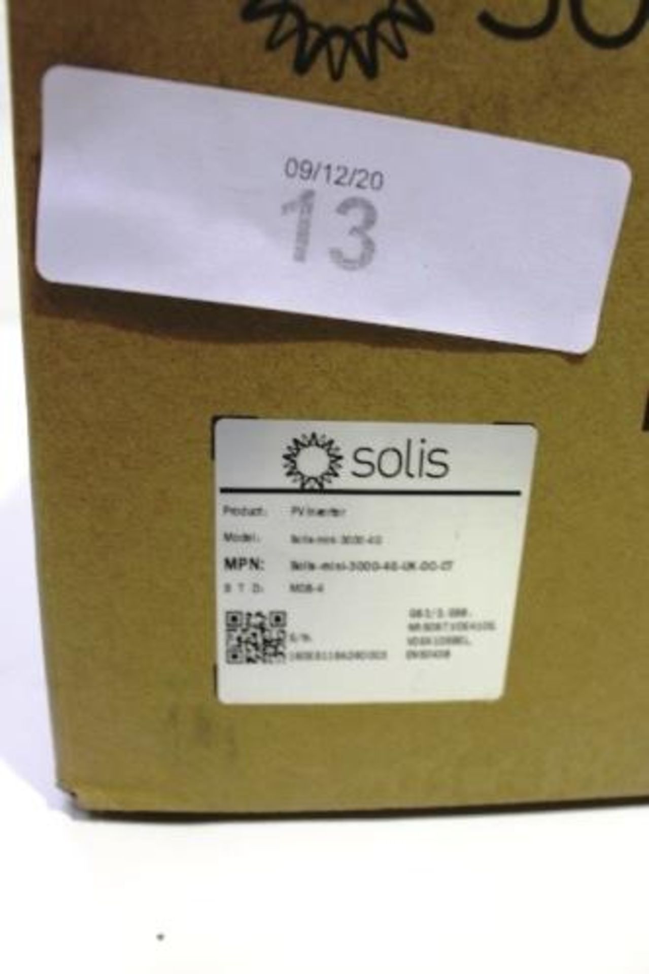 A Solis 4th Generation PV inverter, model Solis Mini 30 00-4G - New in box (ES2) - Image 2 of 4