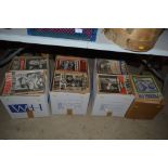 Four boxes of circa 1960's/70's Private Eye magazi