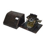 A tinplate typewriter