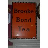 A "Brooke Bond Tea" enamel advertising sign, 30ins