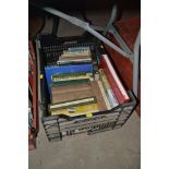 A box of miscellaneous books