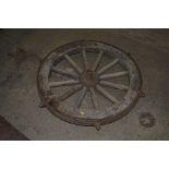 A Massey Harris dibble metre wheel from an early p