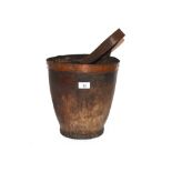 An Antique leather bucket