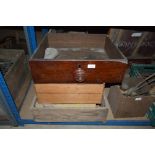 Various Victorian mahogany drawers etc.