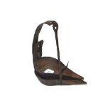 An Antique iron Tallo lamp