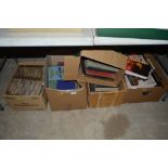 Five boxes of miscellaneous books