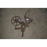 A vintage seed drill