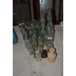 A quantity of collectable glass bottles etc.