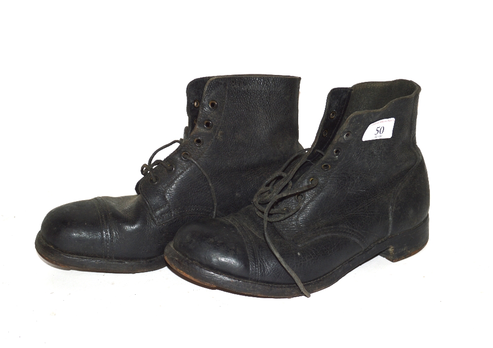 A pair of vintage National Service boots