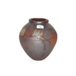 An old pottery jar