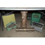 A quantity of vintage electric heaters, sold as co