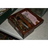 A mahogany cased magneto electric shock machine by S. Ma