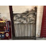 A pair of iron Country house drive gates, AF