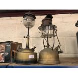 Two Tilley lamps and a Pifco torch