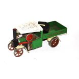 A Mamod tinplate steam lorry